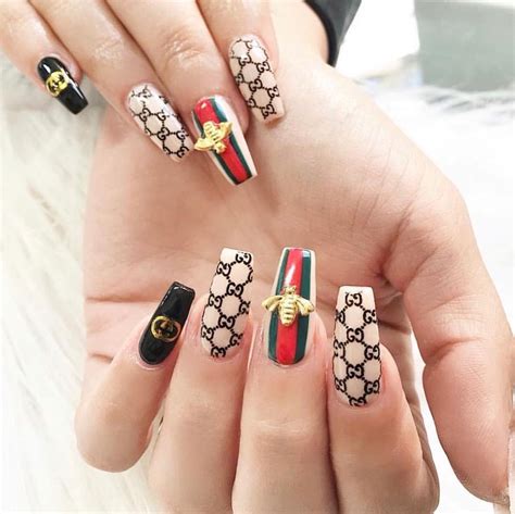 gucci nail designs